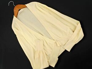  cat pohs OK Demi-Luxe BEAMSte milk s Beams short cardigan yellow #* * ddc8 lady's 