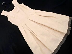 Apuweiser Luxe アプワイザーリュクス 結婚式二次会 ドレス ワンピース size1/ベージュ ■■ ☆ ddc8 レディース