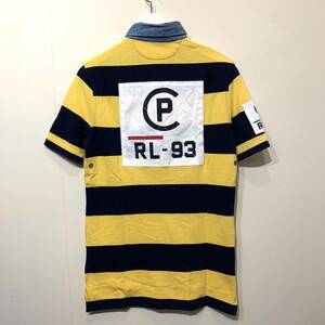 RL-93 POLO RALPH LAUREN ラガーシャツ ポロ ラルフローレン ポロシャツ 鹿の子 半袖 ボーダー ゼッケン RL93 XS