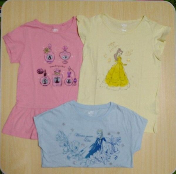 UNIQLO Disney プリンセス Tシャツ ３枚おまとめ