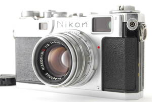 Nikon ニコン S2 フィルムカメラ + NIKKOR-H・C 50mm 5cm F/2 レンズ (oku2064)