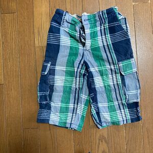 ボーイズ　 ハーフパンツ　半ズボン　GAP kids 古着　約155センチ　チェック柄