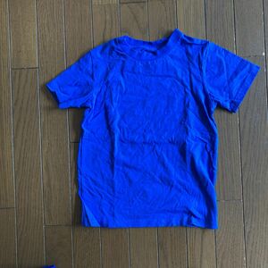 ガールズ　ボーイズ　半袖Tシャツ　140 ブルー青系　古着