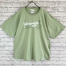 Disney ディズニー WDW パフォーミングアーツ Tシャツ 半袖 輸入品 春服 夏服 海外古着 ゆったり プリント ディズニーワールド 舞台 演劇_画像2