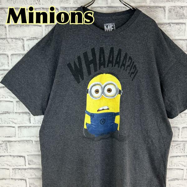 Minions ミニオンズ キャラクター ムービー 映画 Tシャツ 半袖 輸入品 春服 夏服 海外古着 プリント キャラクター 洋画 映画 ビッグサイズ