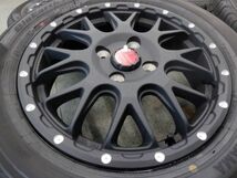 S 送料無料 新作 WEDS マッドヴァンス 08 15 4H100 4.5J+45 ヨコハマ ブルーアース 165/65R15 タフト ソリオ デリカD2 アトレー ハスラー_画像6