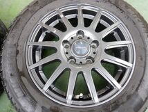 O 送料無料 バリ山 Weds VELVA イゴール 15 5H114.3 6J+43 ミシュラン X-ICE3+ 195/65R15 セレナ ラフェスタ アイシス アクセラ プレマシー_画像5