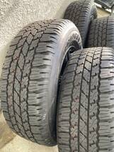 ハイラックス サーフ純正アルミ4本　 265/65R17×7.5J オフセット３０　ブリジストンデユーラーA/T 2020年製 _画像10