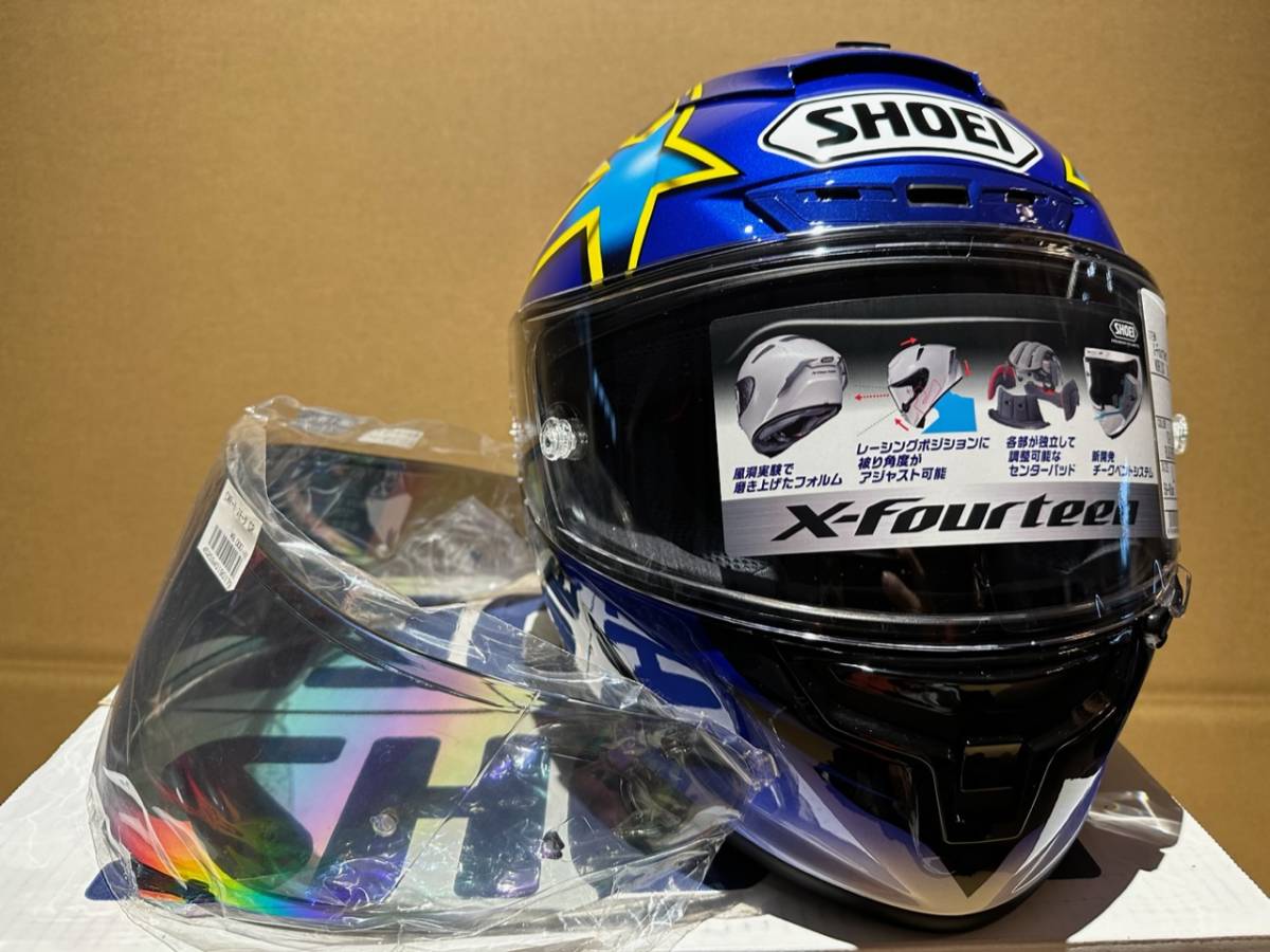 オリジナル 新品 □ SHOEI 希少 廃盤 X-TWELVE YANAGAWA2 L ヘルメット