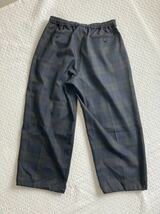 daiwa pier39 TECH WIDE EASY 2P TROUSERS PLAIDS ワイドパンツ ブラックウォッチ lechoppe 購入_画像4