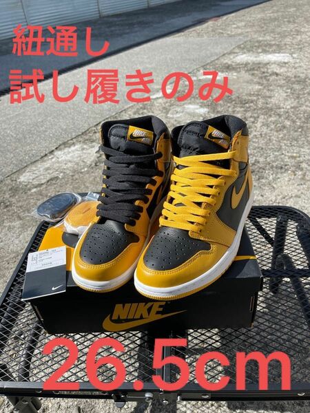 Nike Air Jordan 1 High OG "Pollen" ナイキ エアジョーダン1 ハイ 外履き無し