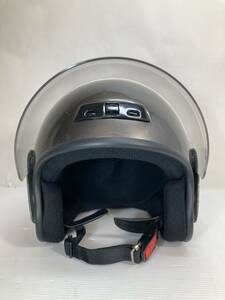 バイク用ヘルメット　BH-30　サイズ58㎝～60㎝　ユニカー工業株式会社　収納袋付き　中古品　