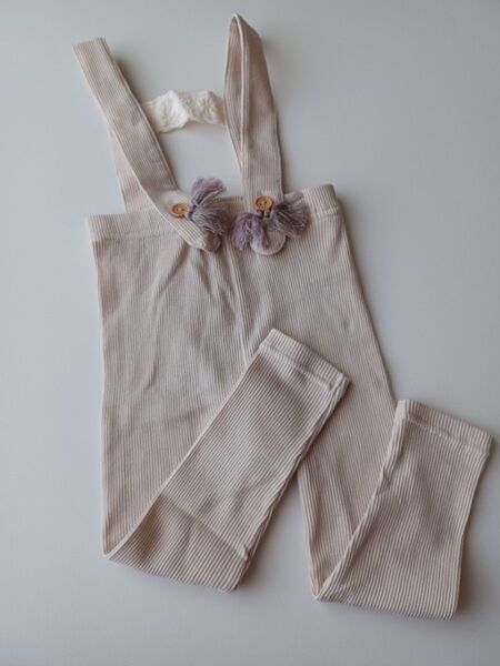 cottoli コトリ テレコタッセルサス付きレギンス90