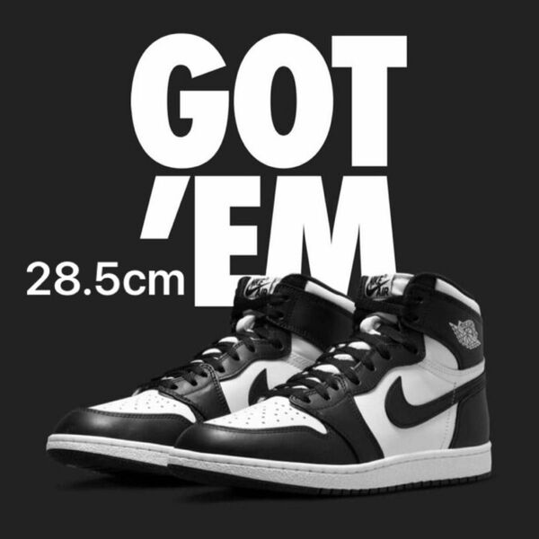 NIKE Air Jordan 1 High '85 "Black/White"