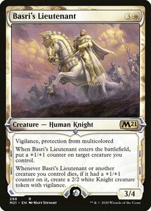 MTG ■白/英語版■ 《バスリの副官/Basri's Lieutenant》★ショーケースFOIL★ 基本セット2021 M21