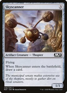 MTG ■無/英語版■ 《空中走査器/Skyscanner》★FOIL★基本セット2021 M21