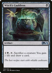 MTG ■黒/英語版■ 《魔女の大釜/Witch's Cauldron》★FOIL★基本セット2021 M21