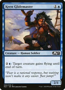 MTG ■青/英語版■ 《厳しい滑空指導員/Keen Glidemaster》★FOIL★基本セット2021 M21