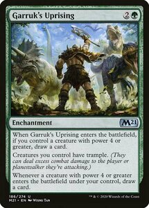 MTG ■緑/英語版■ 《ガラクの蜂起/Garruk's Uprising》基本セット2021 M21