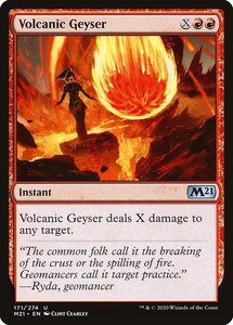 MTG ■赤/英語版■ 《溶岩噴火/Volcanic Geyser》基本セット2021 M21