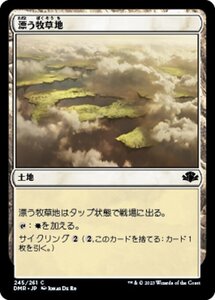 MTG ■土地/日本語版■ 《漂う牧草地/Drifting Meadow》★FOIL★ ドミナリア・リマスター DMR