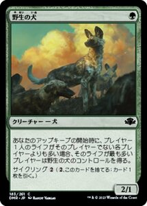 MTG ■緑/日本語版■ 《野生の犬/Wild Dogs》★FOIL★ ドミナリア・リマスター DMR