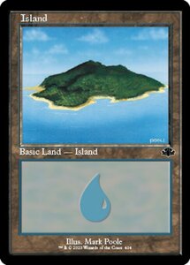 MTG ■土地/英語版■ 《島/Island》▲旧枠▲ ドミナリア・リマスター DMR