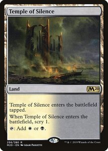 MTG ■土地/英語版■ 《静寂の神殿/Temple of Silence》基本セット2020 M20