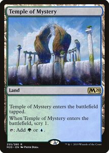 MTG ■土地/英語版■ 《神秘の神殿/Temple of Mystery》基本セット2020 M20