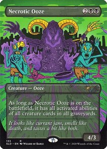 MTG ■黒/英語版■ 《壊死のウーズ/Necrotic Ooze》Secret Lair SLD