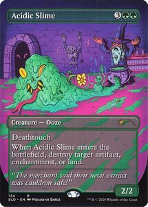 MTG ■緑/英語版■ 《酸のスライム/Acidic Slime》Secret Lair SLD