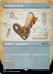 MTG ■無/英語版■ 《速足のブーツ/Swiftfoot Boots》★FOIL★Secret Lair SLD