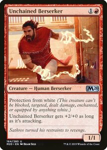 MTG ■赤/英語版■ 《解き放たれた狂戦士/Unchained Berserker》基本セット2020 M20