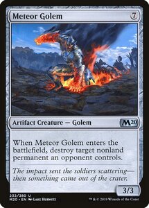 MTG ■無/英語版■ 《隕石ゴーレム/Meteor Golem》基本セット2020 M20