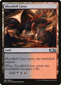 MTG ■土地/英語版■ 《血溜まりの洞窟/Bloodfell Caves》基本セット2020 M20