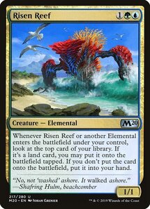 MTG ■金/英語版■ 《発現する浅瀬/Risen Reef》基本セット2020 M20