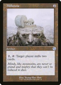 MTG ■無/英語版■ 《石臼/Millstone》★旧枠FOIL★ 兄弟戦争 BRO