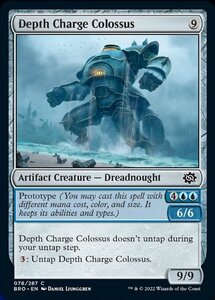 MTG ■無/英語版■ 《深奥の突撃巨像/Depth Charge Colossus》兄弟戦争 BRO