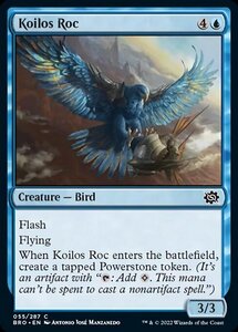 MTG ■青/英語版■ 《コイロスのロック鳥/Koilos Roc》兄弟戦争 BRO