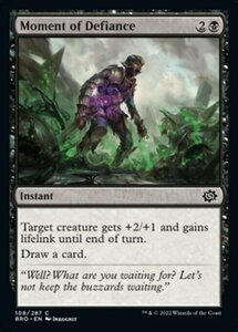 MTG ■黒/英語版■ 《抵抗の時/Moment of Defiance》兄弟戦争 BRO