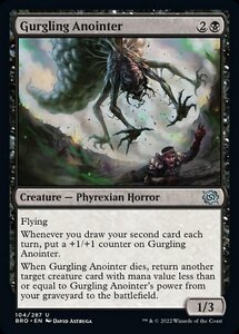 MTG ■黒/英語版■ 《喉鳴らしの選定者/Gurgling Anointer》兄弟戦争 BRO