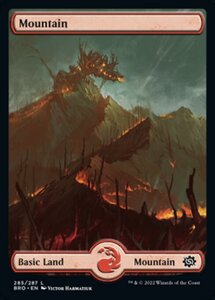 MTG ■土地/英語版■ 《山/Mountain》兄弟戦争 BRO