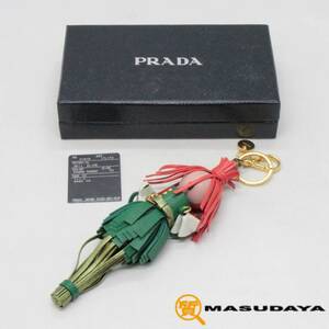 **[ super-beauty goods ]PRADA Prada back charm key ring holder ALICE**