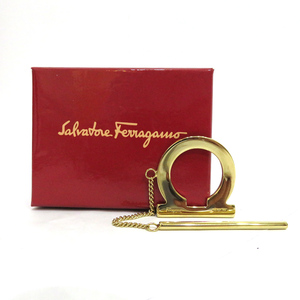 中古 フェラガモ スカーフリング ガンチーニ ABランク ゴールド Salvatore Ferragamo【送料無料】【西神店】