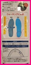 【ウォーキング インソール：2足：メンズ or レディース】★靴の中を快適に:スニーカーに最適:中敷 (26.5〜28cm or 24.5〜26cm)_画像5