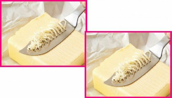 【送料無料：バターナイフ:2個：日本製:17cm】★ふわっとした溶けやすいバターに!!!　◆日本製 ふぁわふぁわ：2本：匠の技
