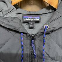 patagonia パタゴニア ダイアモンドキルテッド ボマーフーディー キルティングジャケット ブルゾン アウトドア メンズ S_画像7