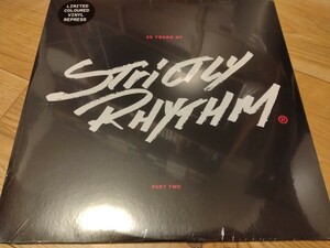 新品未開封 30 Years Of Strictly Rhythm Part.2　Limited Coloured Vinyl Repress