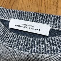 UNITED ARROWS◆GREEN LABEL RELAXING /ユナイテッドアローズ /グリーンレーベルリラクシング 七分袖 春夏ニット トップス カジュアル 古着_画像6