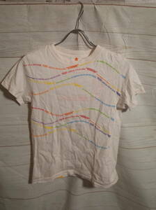 ユニセックス pg694 YUZU ARENA TOUR 2006''RIBBON'' ゆずアリーナツアー''リボン'' 半袖 Tシャツ 白